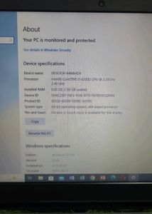 HCL Laptop i 5 8gb 256 ssd