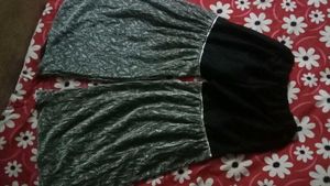 Black &amp; Silver Embellished Dress..