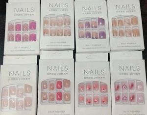 artificial press-on toe nails