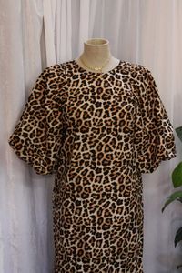 H&amp;M Leopard Print Midi Dress