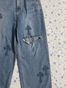Baggy Y2k Cross Jeans