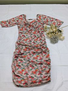 Floral Bodycon Mini Dress