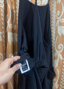 Shien Black Cat Dungaree