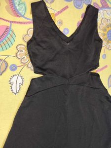 Side Cut Midi Dress