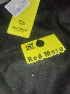 Red More Black Pants