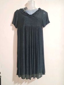 New Georgette Soft Black Dress