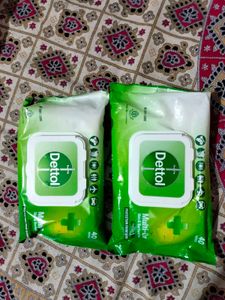 Combo Five Wipes: Mamaya &amp; Dettol