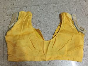 Yellow Diamond Print Saree
