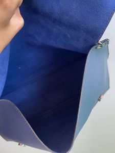 Stylish Navy Blue Chain Bag