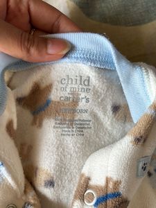 Baby Footed Winter Rompers (3)