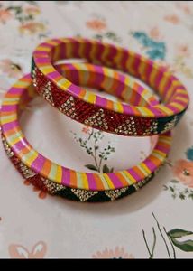 Sparkling Crystal Bangles (Set of 2)