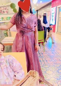 Elegant Mauve Party Gown