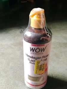 WOW Himalayan rose lactic acid body lotion