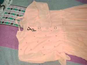 Brown Handbag and  dress combo