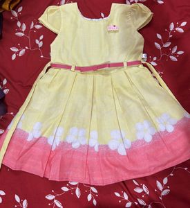 Cute Yellow Floral Dress