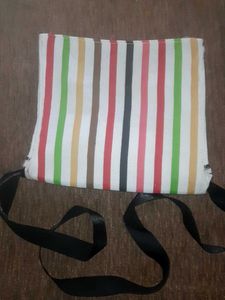Striped Crossbody Bag