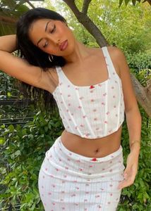 Floral Corset & Skirt Set