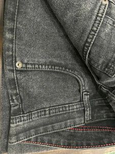 Dark Gray Denim Jeans