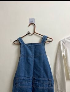 Denim Overalls with Top