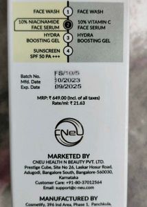 dBasic 10% Niacinamide Face Serum And Nivea Rollon