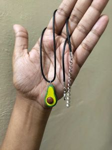 Avocado Charm Necklace 🥑💚💛🤎