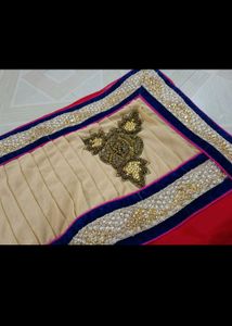 Festive Embellished Royal Blue Indian Outfit
