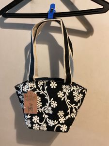 Floral Print Mini Tote Bag