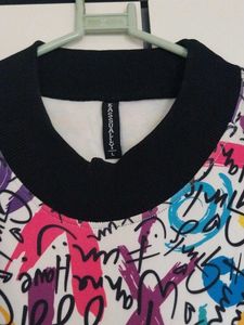 Printed Solid Sweatshirt