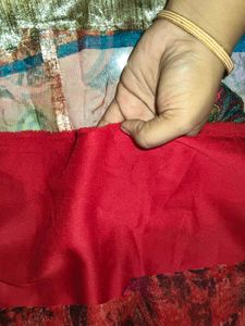Red Embroidered Kurta