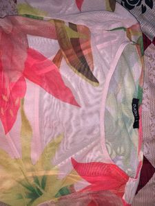 Floral Print Sheer Top