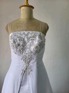 White Embellished Gown