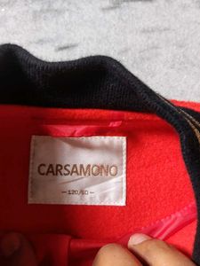 Unisex Red Bomber Jacket