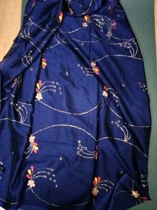 Elegant Navy Blue Saree