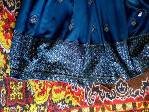 Blue Anarkali Set