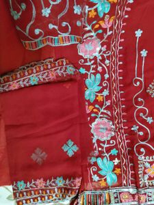 Pakistani Embroidered And Sequin Work Suit