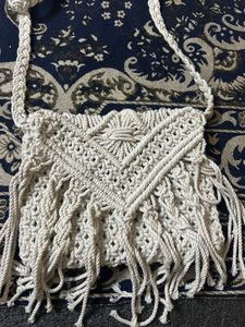 Handmade Macrame Shoulder Bag