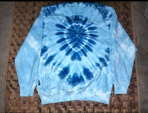 Blue Tie-Dye Sweatshirt