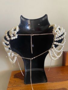 White Pearl Body Chain