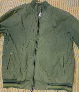 Green American Arrow Jacket with ck brand warmer