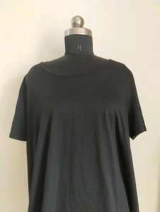 plus size Black Oversized T-Shirt