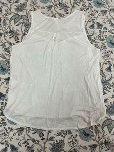 H&amp;M Lace White Tank Top