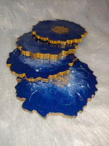 Resin Coasters With Tray