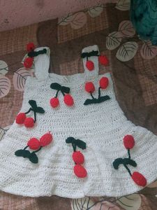 Adorable Cherry Crochet Top