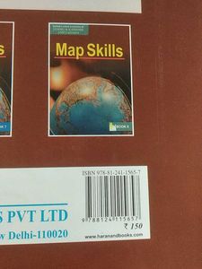 CBSE Map Skills Book For Class 7 Student