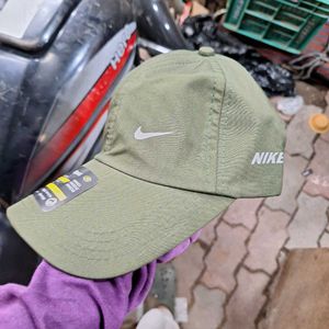 New Nike Sport Cap - Olive Green (Simple, clear, a