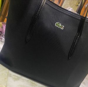 Lasoste Structured Oversized Tote Bag