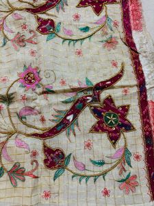 Embroidered saree with blouse