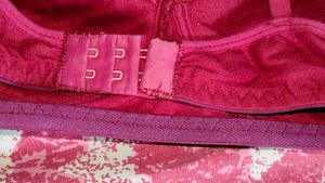 Pink &amp; Burgundy Bra Set