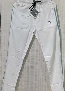 White Activewear Pants