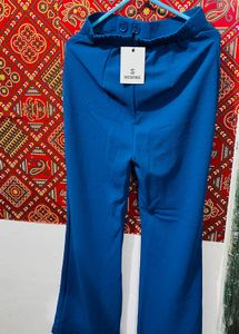 SASSAFRAS Blue Flared Trouser